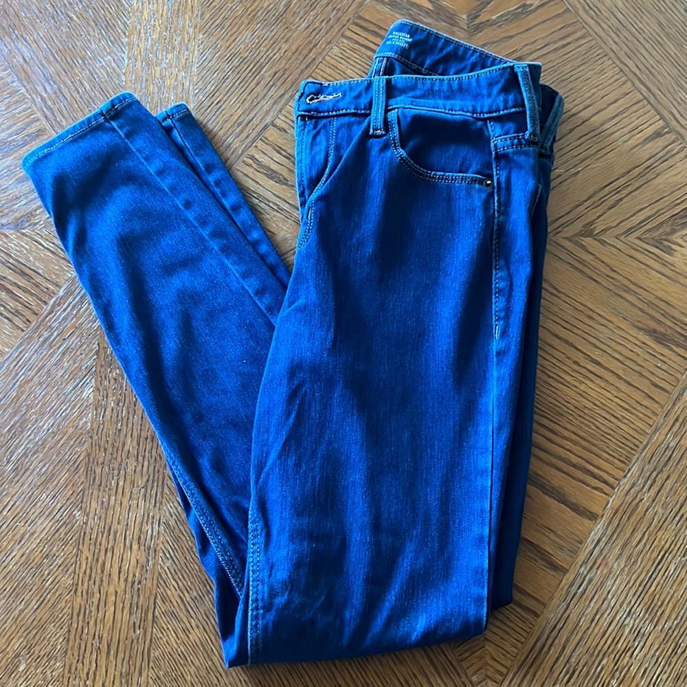 Old Navy Rockstar Super Skinny High Rise (Dark Wash) Size 6